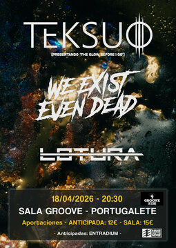 Concierto de Teksuo en Estudios Groove (Portugalete) · 18 de abril, 2026