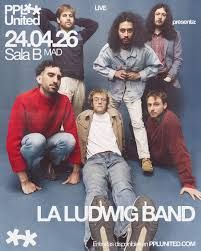Concierto La Ludwig Band en Sala B (Madrid) · 24 de abril, 2026