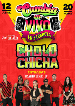 Concierto de Cholo Chicha en Creedence (Zaragoza) · 12 de abril, 2026
