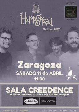 Concierto de Hamasaari en Sala Creedence (Zaragoza) · 11 de abril, 2026