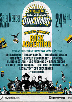 Concierto de El Gran Quilombo en Sala Nazca (Madrid) · 24 de abril, 2026