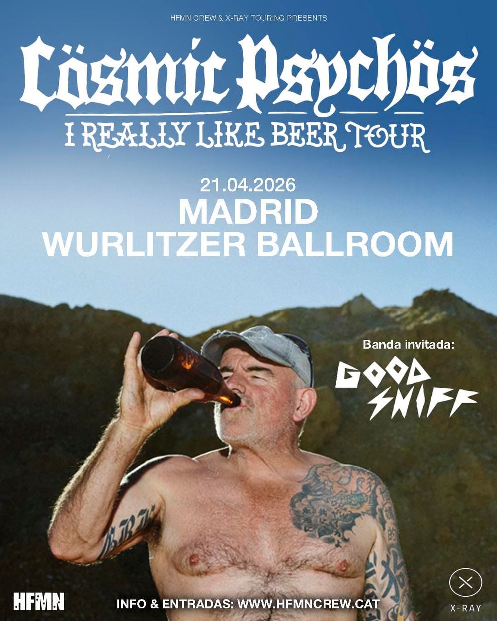 Concierto de Cosmic Psychos en Wurlitzer Ballroom (Barcelona) · 21 de abril, 2026