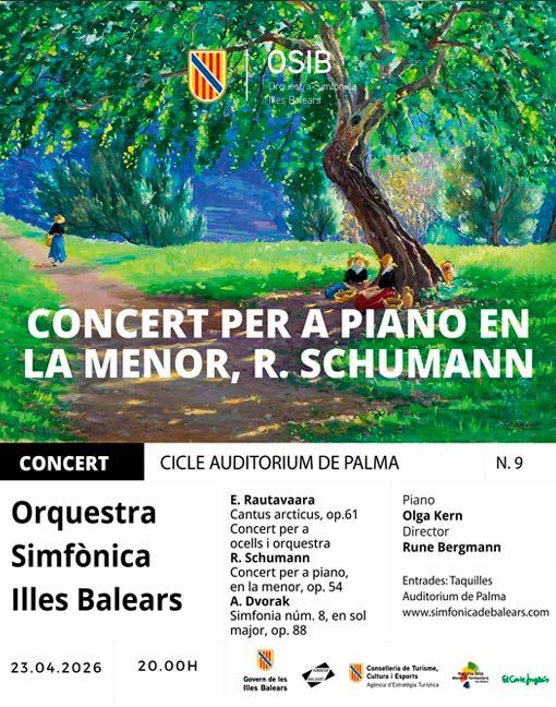 Concierto Orquestra Simfònica Illes Balears en Auditorium Palma (Palma de Mallorca) · 23 de abril, 2026