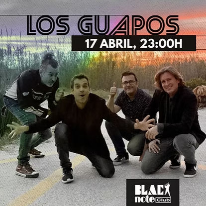 Concierto de Los Guapos en Black Note Club (Valencia) · 17 de abril, 2026