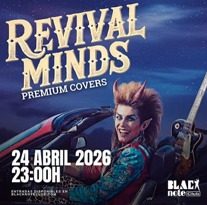 Concierto de Revival Minds en Black Note Club (Valencia) · 24 de abril, 2026