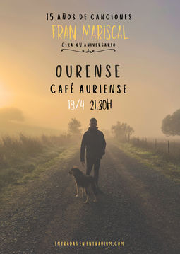 Concierto de Fran Mariscal en Café Auriense (Ourense) · 18 de abril, 2026