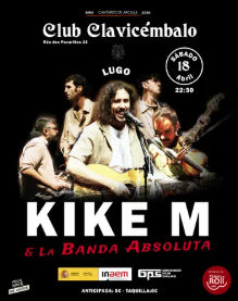 Concierto de Kike M. en Clavicémbalo (Lugo) · 18 abril, 2026