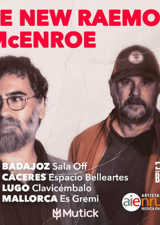 Concierto de The New Raemon + McEnroe en Clavicémbalo (Lugo) · 16 de abril, 2026