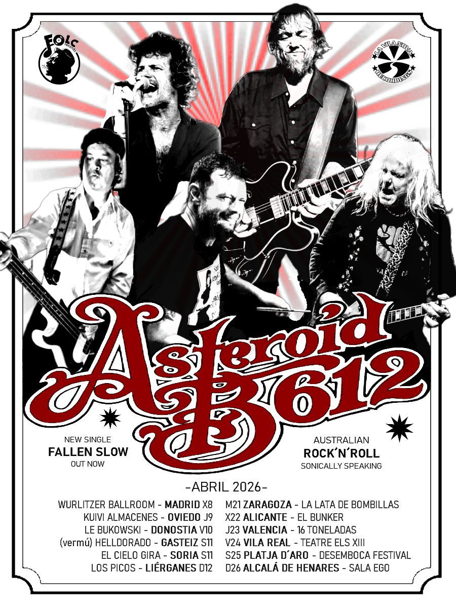 Concierto de Asteroid B-612 en El Búnker (Alicante) · 22 de abril, 2026