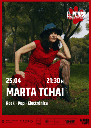 Concierto de Marta Tchai en El Perro de la parte de Atrás (Madrid) · 25 de abril, 2026