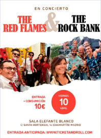 Concierto The Red Flames + Rock Band en Elefante Blanco (Madrid) · 10 de abril, 2026