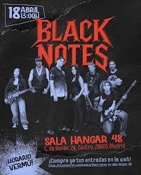 Concierto de Black Notes en Hangar 48 (Madrid) · 18 de abril, 2026