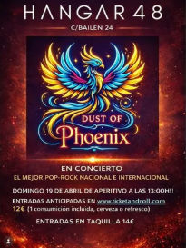Concierto de Dust of Phoenix en Hangar 48 (Madrid) · 19 de abril, 2026