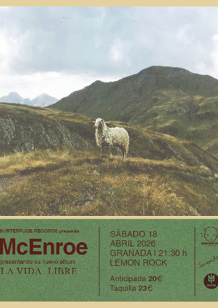 Concierto de McEnroe en Lemon Rock (Granada) · 18 de abril, 2026