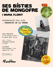 Concierto de Sis Bistiés de Mongofre en Musikbox (Menorca) · 17 de abril, 2026