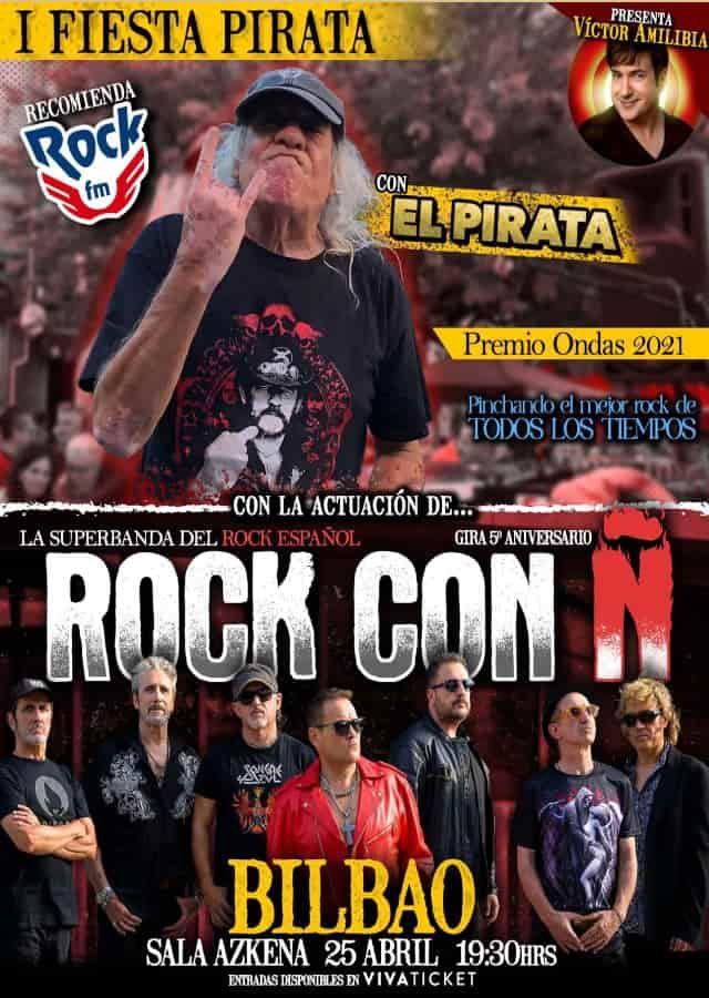 Fiesta Pirata: Rock con Ñ en Sala Azkena (Bilbao) · 25 de abril, 2026
