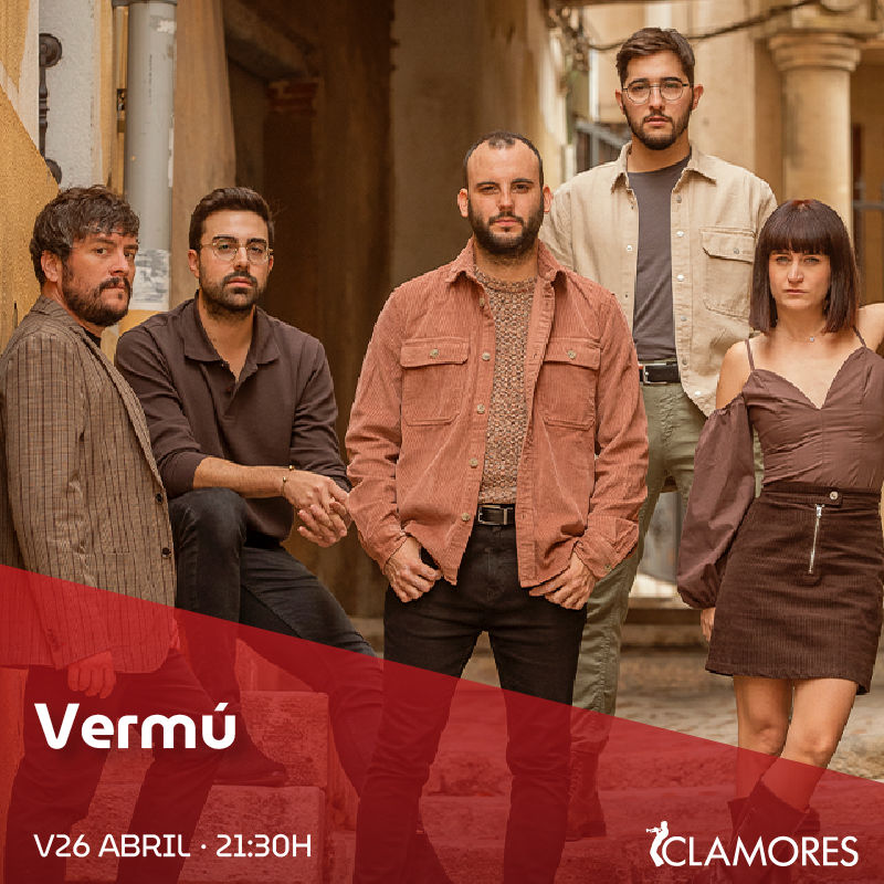 Concierto de Vermú en Sala Clamores (Madrid) · 24 de abril, 2026
