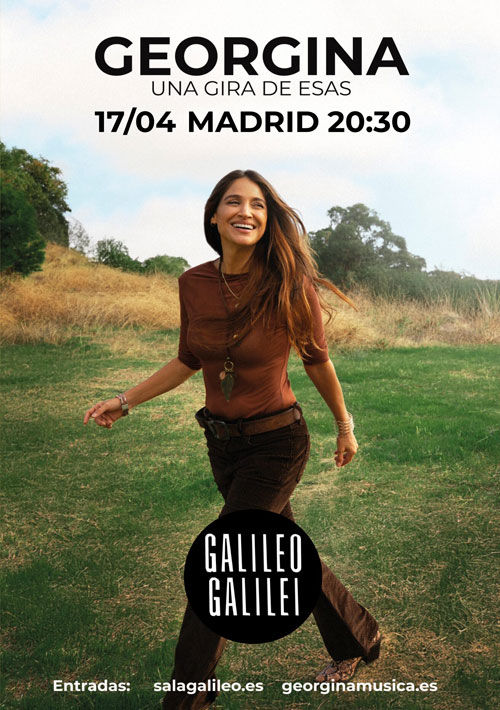 Concierto de Georgina en Sala Galileo (Madrid) · 17 de abril, 2026