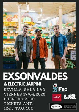 Concierto de Exonvaldes en Sala La 2 (Sevilla) · 17 de abril, 2026