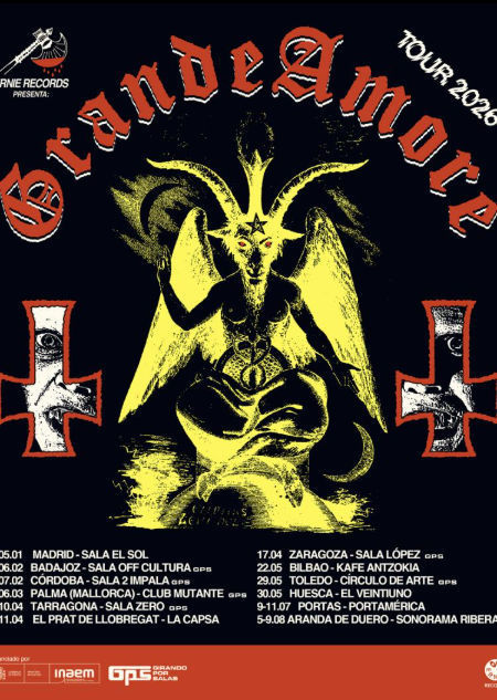 Concierto de Grande Amore en Sala López (Zaragoza) · 17 de abril, 2026
