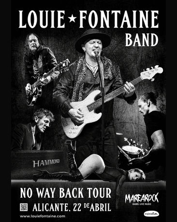 Concierto de Louie Fontaine en Sala Marearock (Alicante) · 22 de abril, 2026