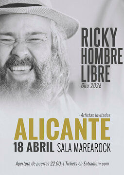 Concierto de Ricky Hombre Libre en Sala Marearock (Alicante) · 18 de abril, 2026