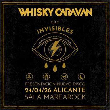 Concierto de Whisky Caravan en Sala Marearock (Alicante) · 24 de abril, 2026