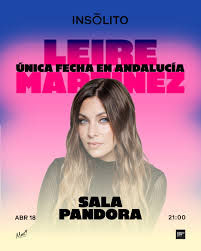 Concierto de Leire Martínez en Sala Pandora (Sevilla) · 18 de abril, 2026