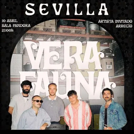 Concierto de Vera Fauna en Sala Pandora (Sevilla) · 10 de abril, 2026