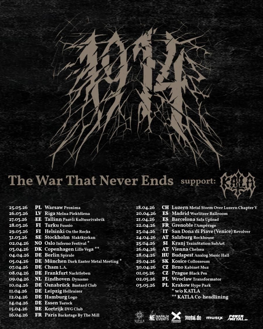 Concierto de 1914 + Katla en Sala Upload (Barcelona) · 21 de abril, 2026