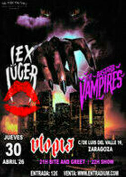 Concierto de Lex Lüger en Pub Utopia (Zaragoza) · 30 de abril, 2026