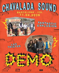 Concierto de Las Tristes + Fantastic Explosion en Sala Vol (Barcelona) · 11 de abril, 2026