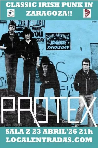 Concierto de Protex en Sala Z (Zaragoza) · 23 de abril, 2026
