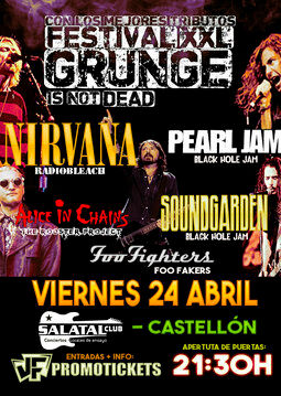 Festival Grunge is not Dead en Salatal (Castellón) · 24 de abril, 2026