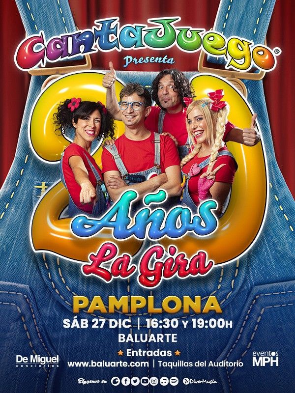 Diciembre-27 / Auditorio Baluarte / Cantajuego / Pamplona 2025