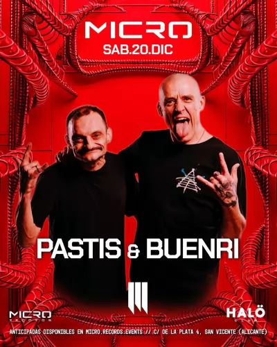 Diciembre-20 / Halö Club / Micro – Xmas Madness / Pastis & Buenri / San Vicente del Raspeig, Alicante 2025