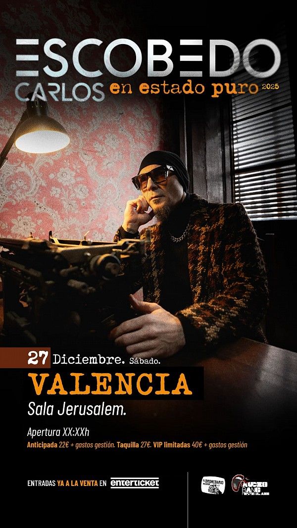 Diciembre-27 / Sala Jerusalem / Carlos Escobedo