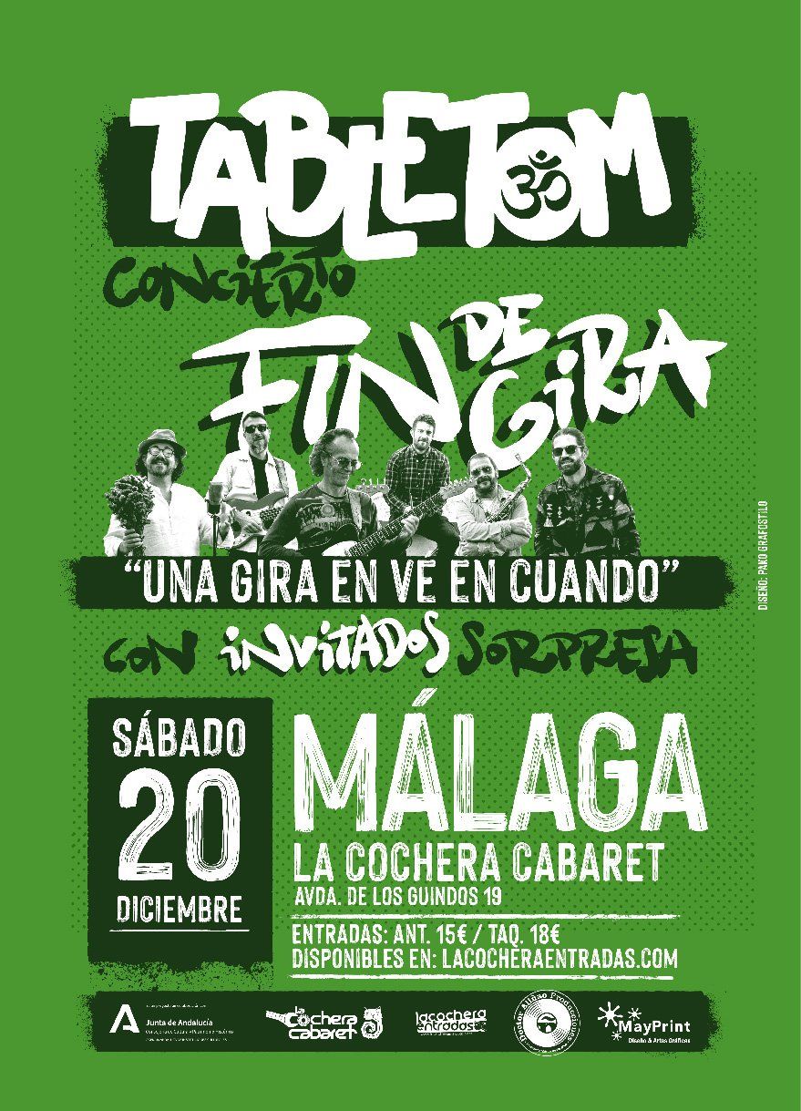 Diciembre-20 / La Cochera Cabaret / Tabletom / Málaga 2025