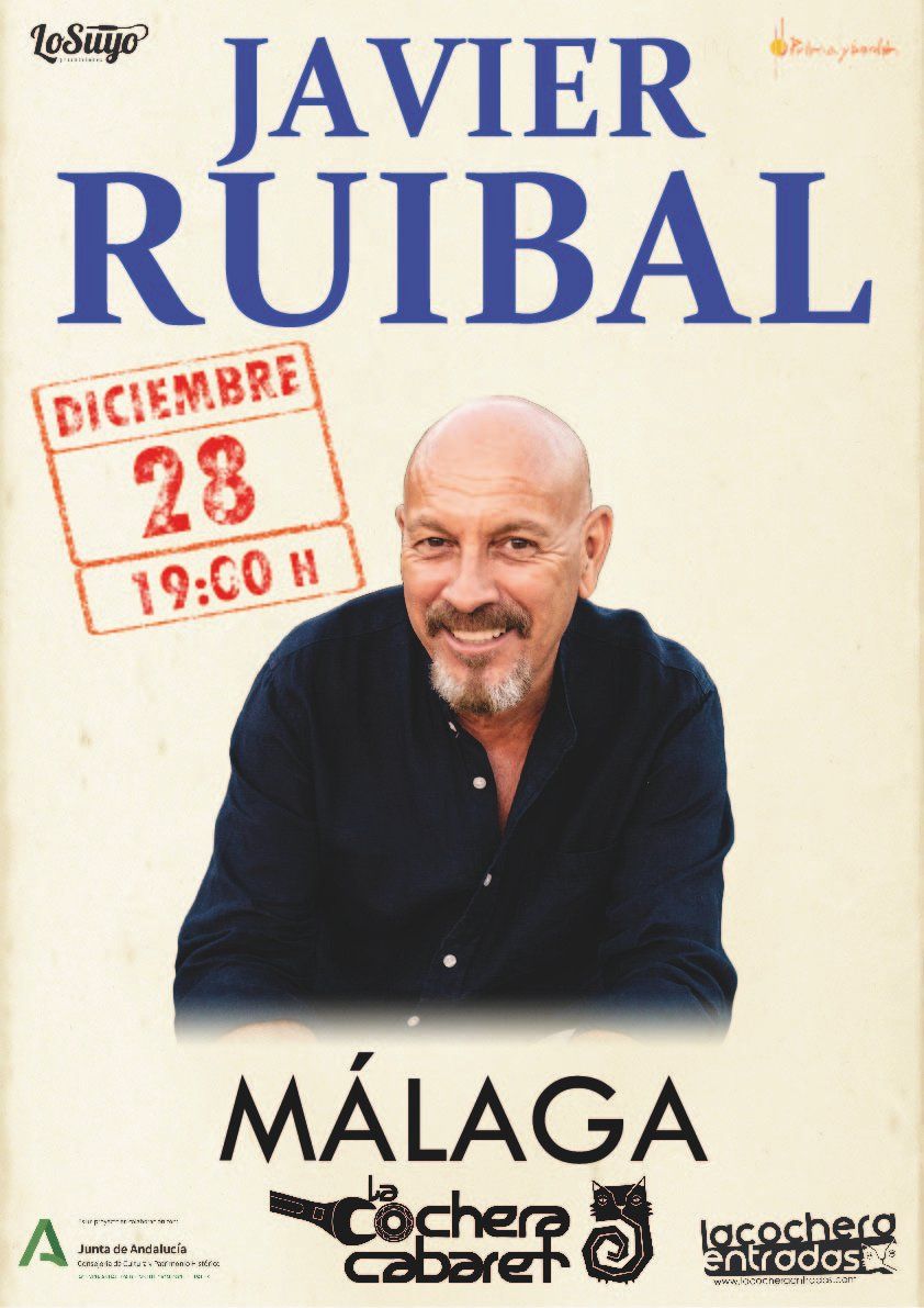 Diciembre-28 / La Cochera Cabaret / Javier Ruibal / Málaga 2025