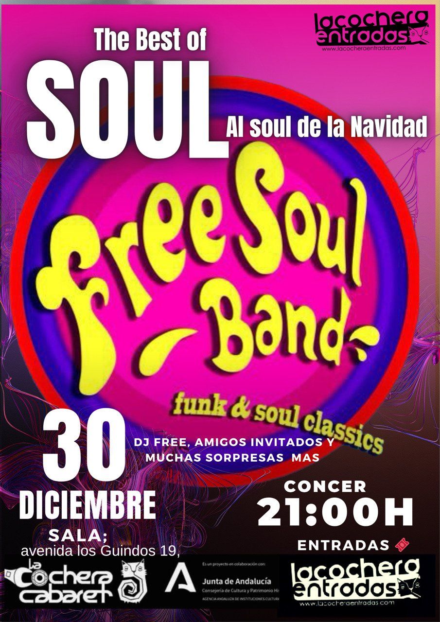 Diciembre-30 / La Cochera Cabaret / Free Soul Band / Málaga 2025