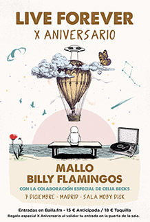 Diciembre-7 / Moby Dick Club / Mallo + Billy Flamingos / Madrid 2025