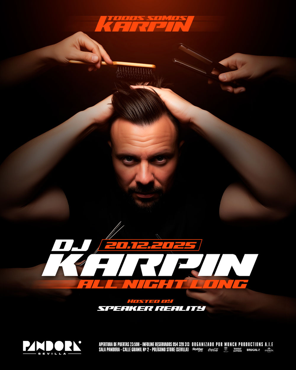 Diciembre-20 / Sala Pandora / DJ Karpin / Sevilla 2025
