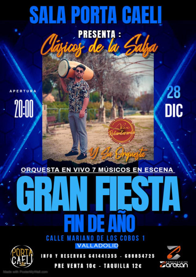 Diciembre-28 / Sala Porta Caeli / Álex Rebambaramba / Valladolid 2025