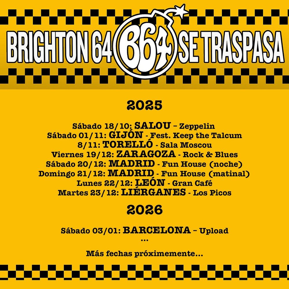 Diciembre-19 / Rock and Blues Cafe / Brighton 64 / Zaragoza 2025