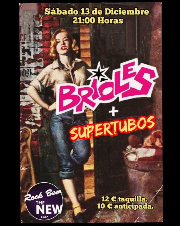 Diciembre-13 / Rock Beer the New / Brioles + Supertubos / Santander 2025