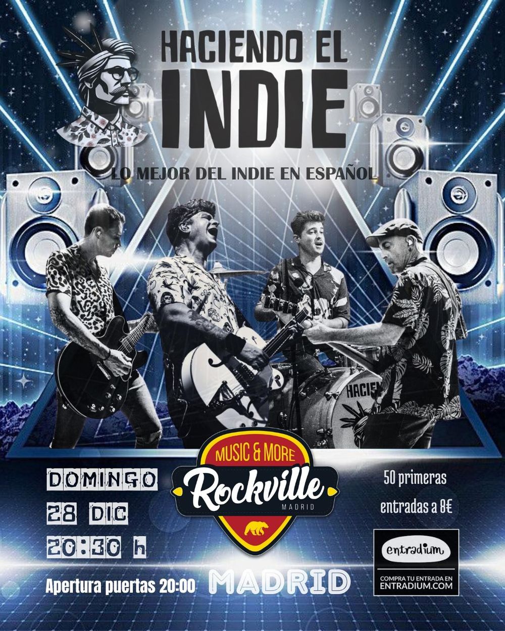 Diciembre-28 / Rockville / Haciendo el Indie / Madrid 2025