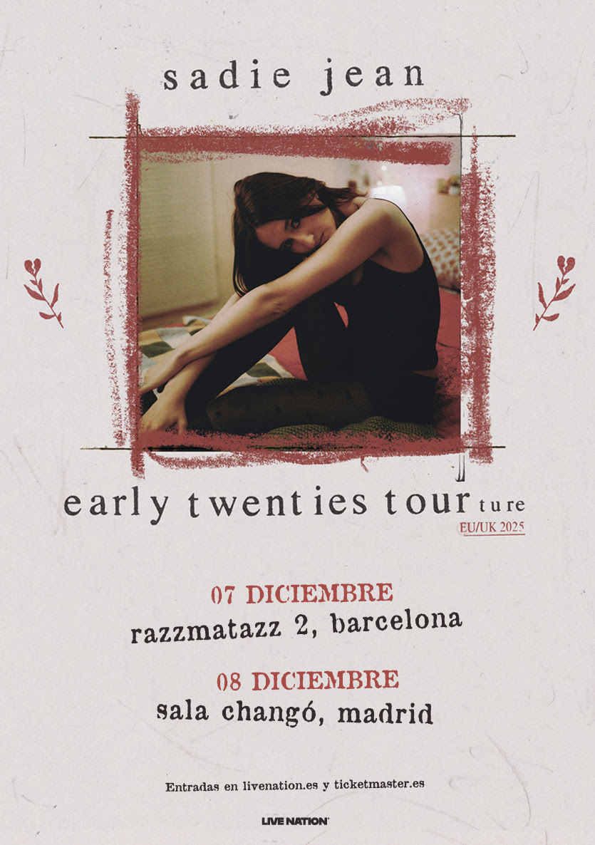 Diciembre-8 / Sala Changó / Sadie Jean / Madrid 2025