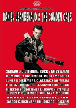Diciembre-7 / Sala Core Disco / Daniel Jeanreanud & the Camden Cats / Málaga 2025
