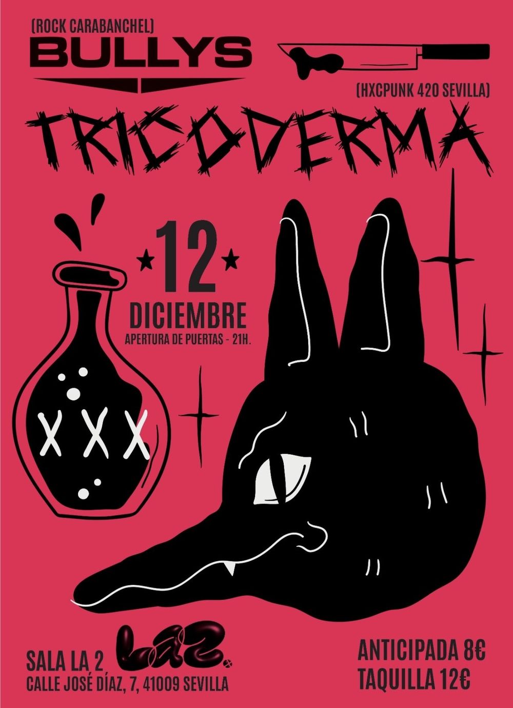 Diciembre-12 / Sala La 2 / Bullys / Sevilla 2025