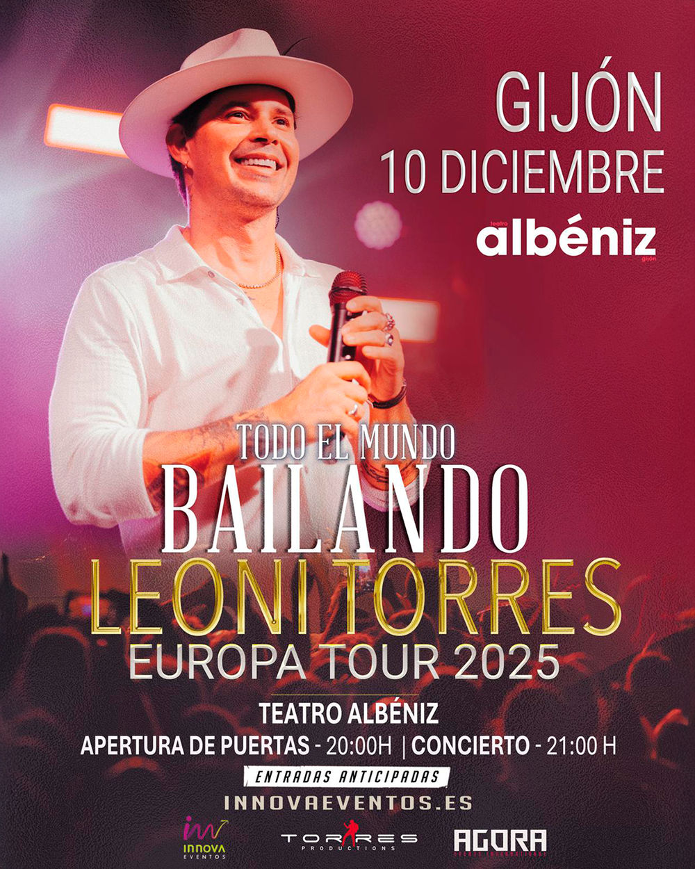 Diciembre-10 / Teatro Albéniz / Leoni Torres / Gijón 2025